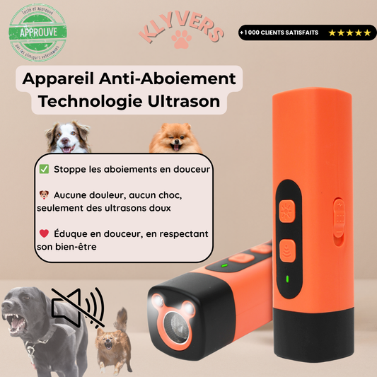 Dispositif Anti-Aboiement pour Chien - Technologie Douce