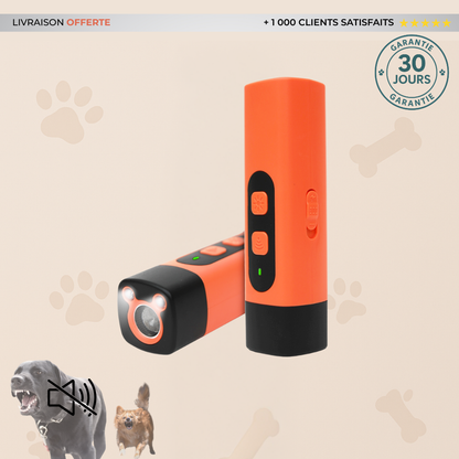 Dispositif anti-aboiements pour chiens, appareil anti-aboiements à Dispositif anti-aboiements pour chiens, appareil anti-aboiements à