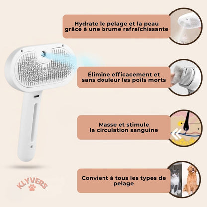 Brosse vapeur Professionnel - Chien & Chat