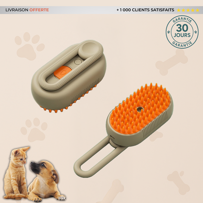 Brosse de soin relaxante - Chien & chat