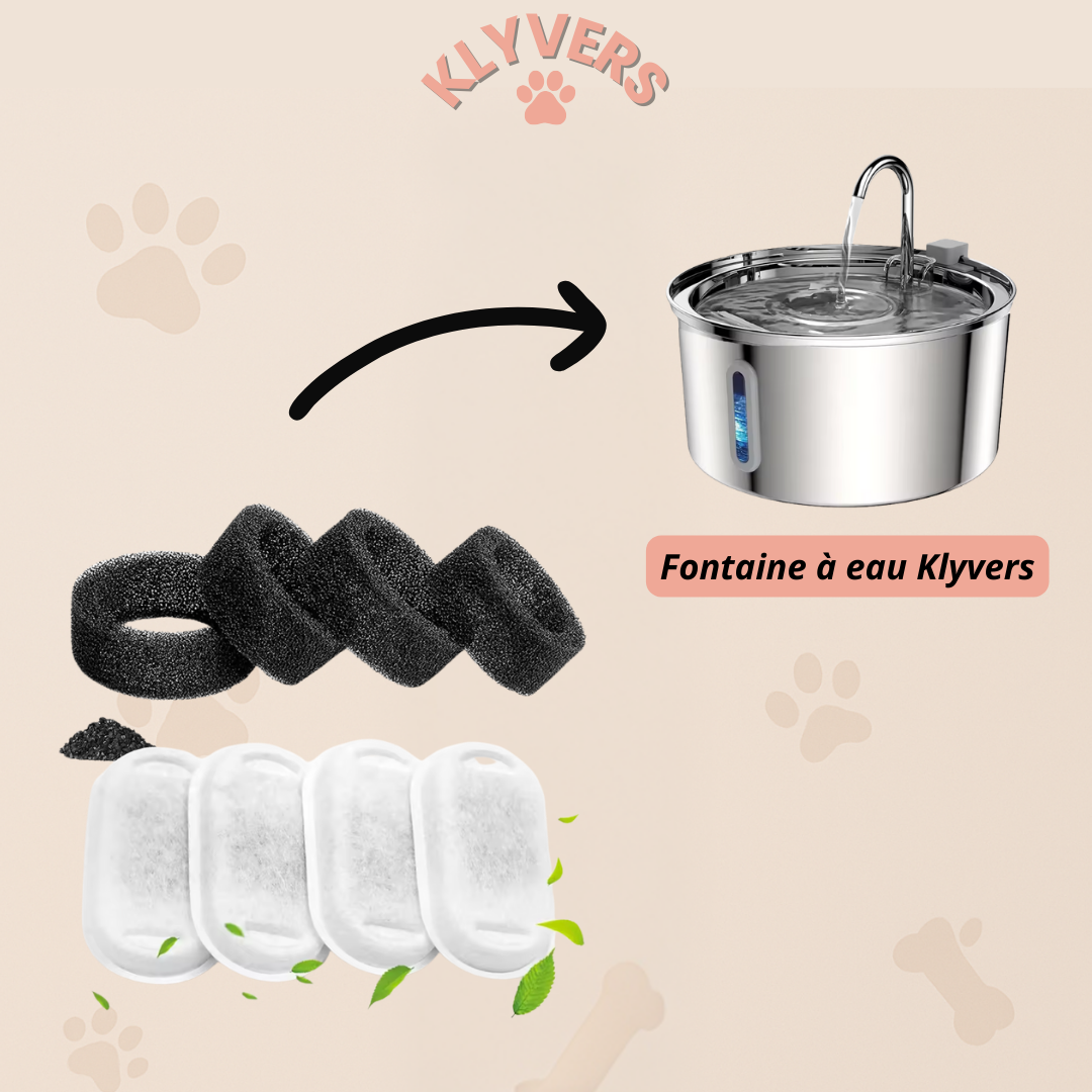Filtres pour Fontaine à eau Klyvers