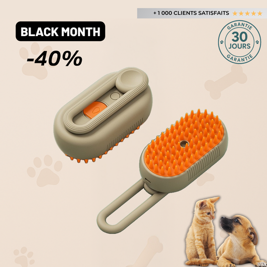 Brosse de soin relaxante - Chien & chat
