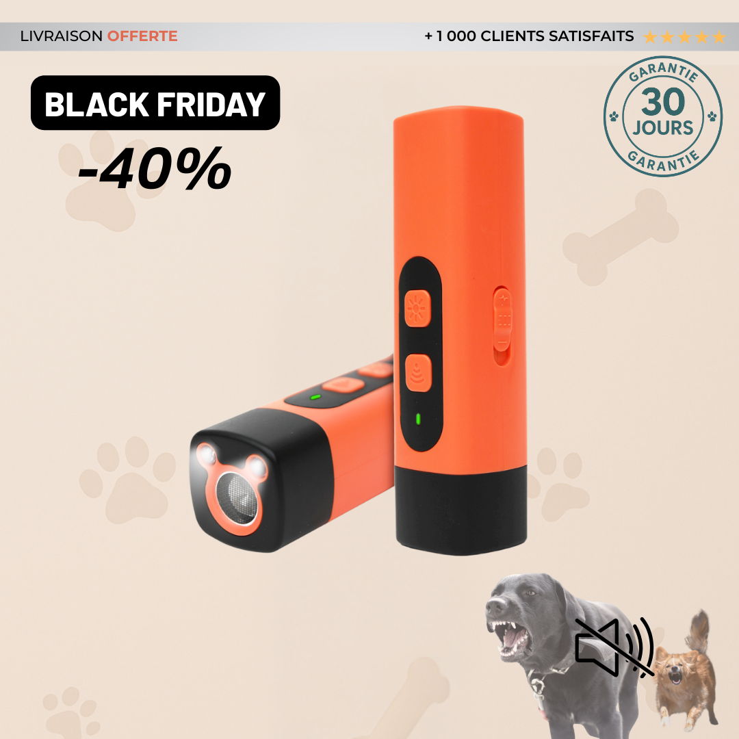 Dispositif Anti-Aboiement pour Chien - Technologie Douce