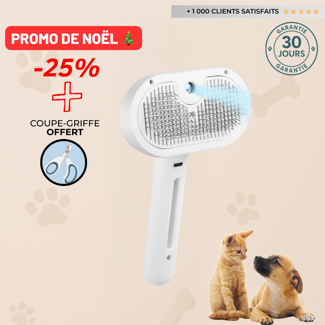 Brosse vapeur Professionnel - Chien & Chat